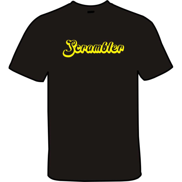 Scrambler line logo t-shirt